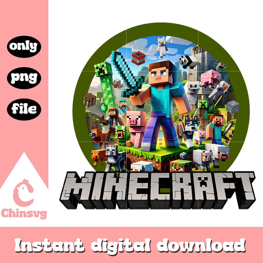 Minecraft game logo png, minecraft game png, minecraft png
