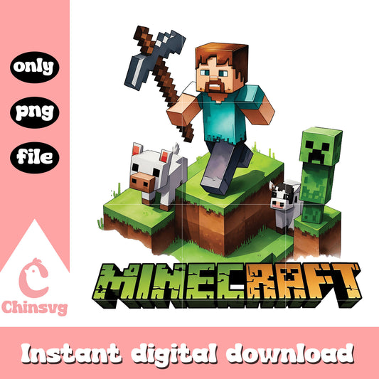 Minecraft logo design png, logo minecraft png, minecraft png