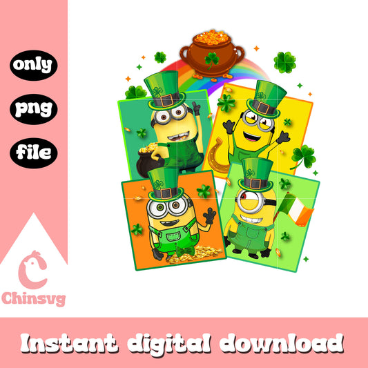 Minion patrick day photogragh png, minion png, when is st patrick's day png
