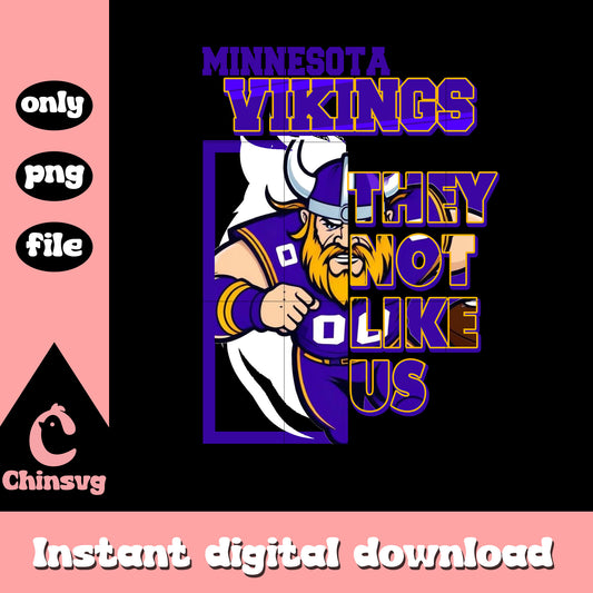 Minnesota Vikings they not like us png, nfl games png