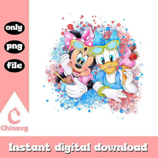 Minnie and daisy drawing png, minnie character png, disney png