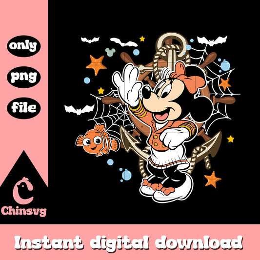 Minnie character disney halloween png, minnie mouse disney png