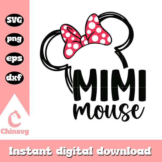 Minnie ears mimi mouse svg, Minnie mosue ears svg, disney svg