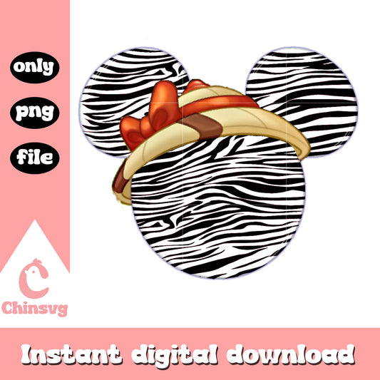 Minnie head disney design png, disney minnie mouse head png