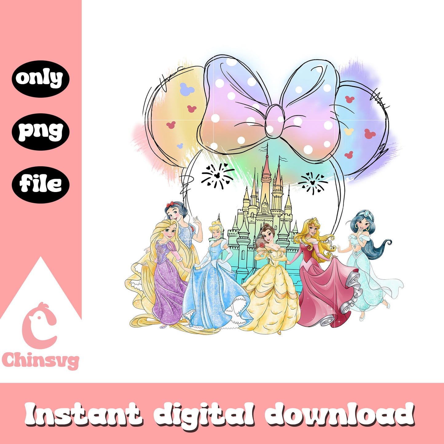 Minnie head disney princess png, minnie head png, disney princess png