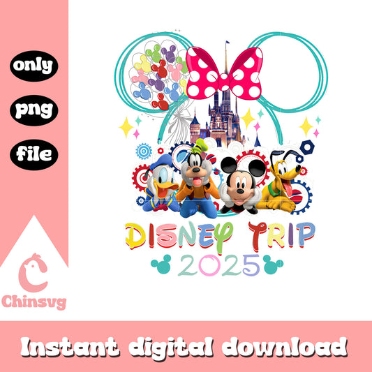 Minnie head mickey and friends disney trip png, disney trip png