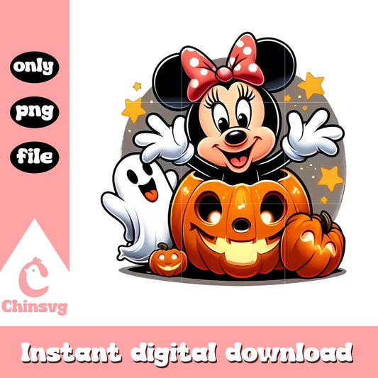 Minnie mouse on halloween day png, spirit halloween coupon png
