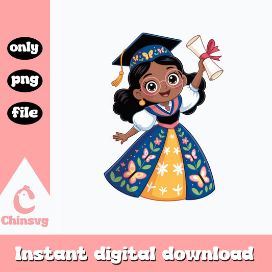Mirabel Graduation PNG, Encanto Graduation PNG, Disney PNG