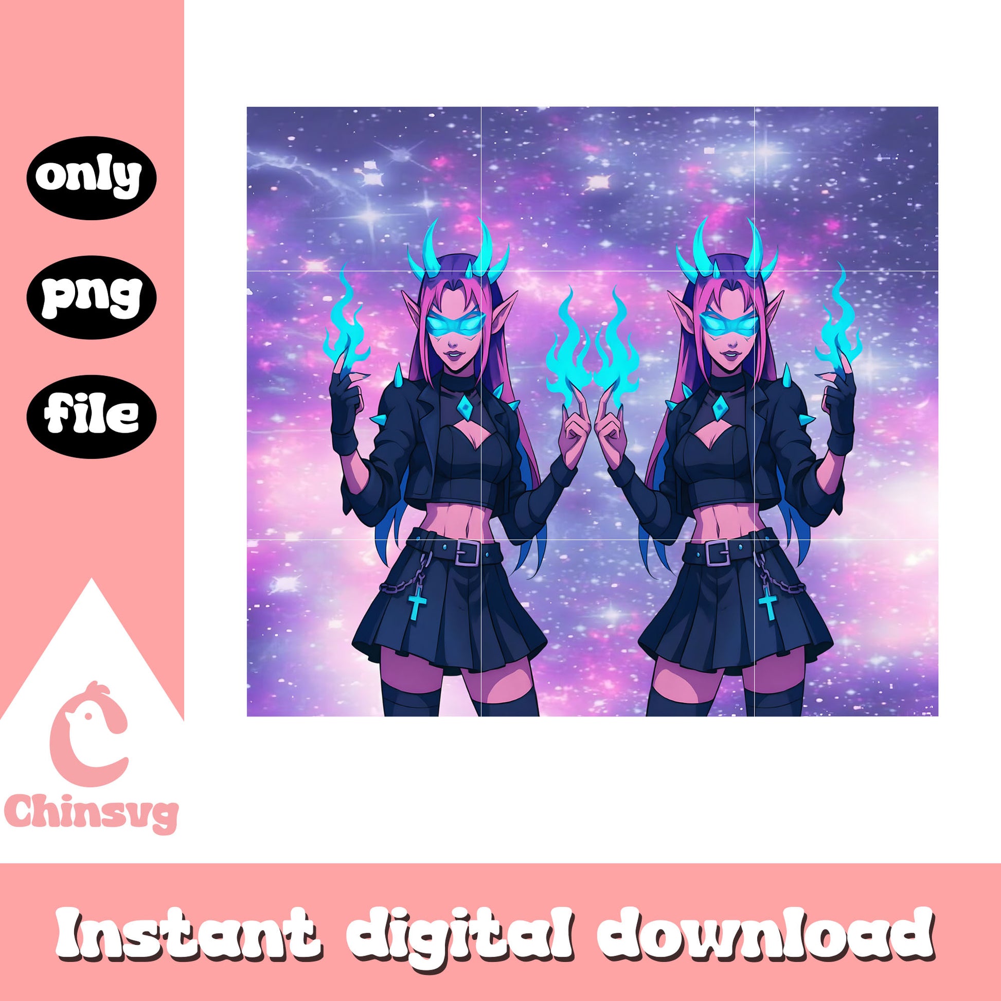 Mira demon costume design png, mira character png