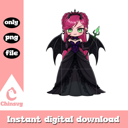 Mira devil princess halloween png, mira huntrix png, halloween png