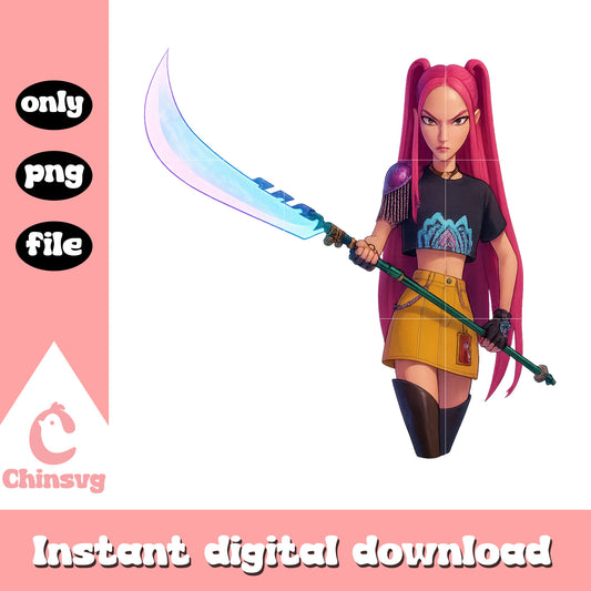 Mira kpop fight design png, mira kpop demon hunters png