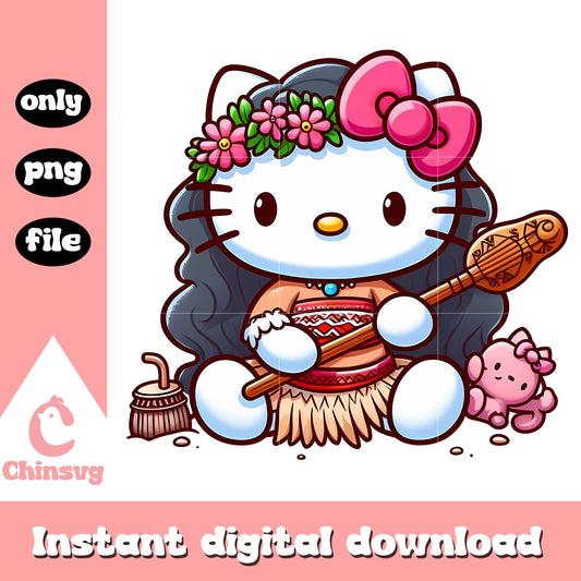Moana hello kitty costume png, disney princess png, disney png