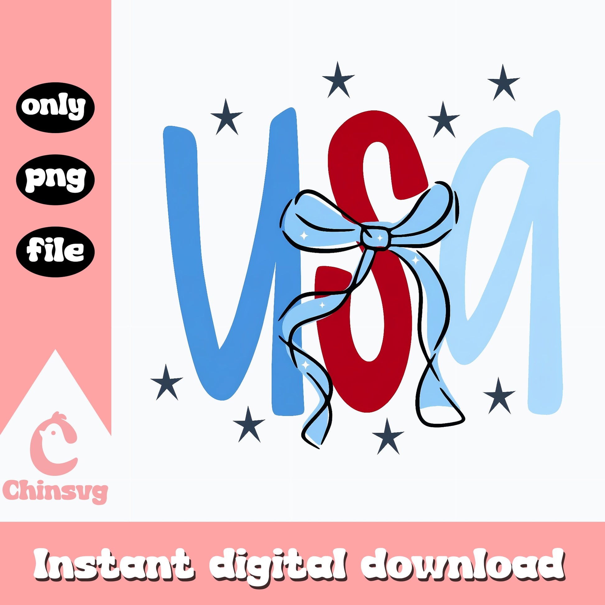 Mom 4th Of July SVG, Patriotic Mom SVG, Independence Day PNG