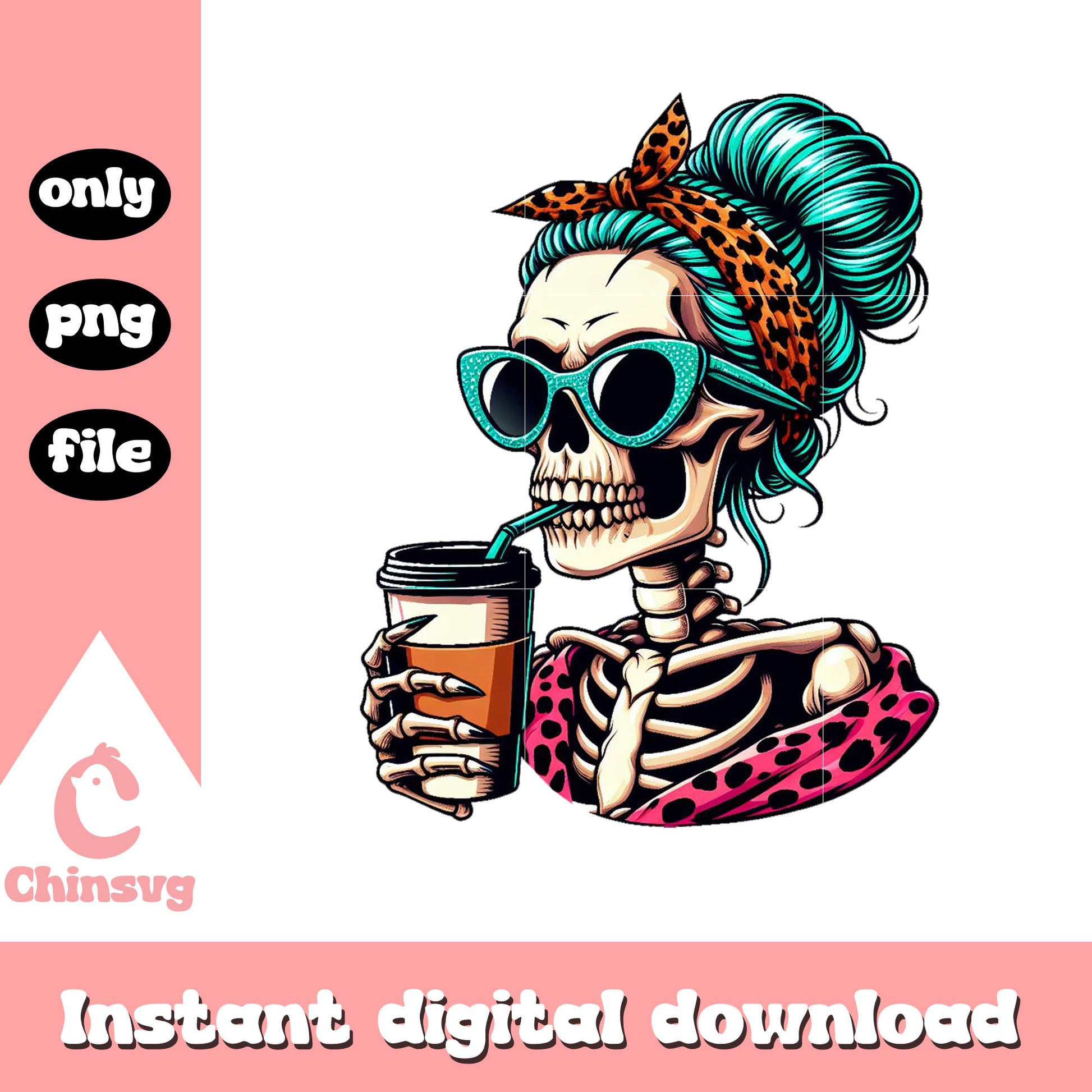 Mom drink coffee png, coffee drinks png, human skeleton png