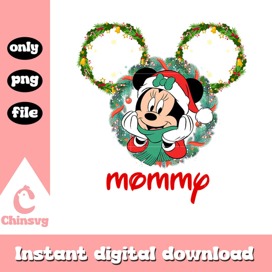 Mommy christmas  wearth mickey png, christmas day png, disney png