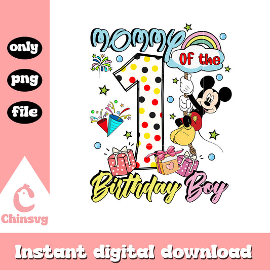 Mommy of the birthday boy png, disney birthday png, mickey png
