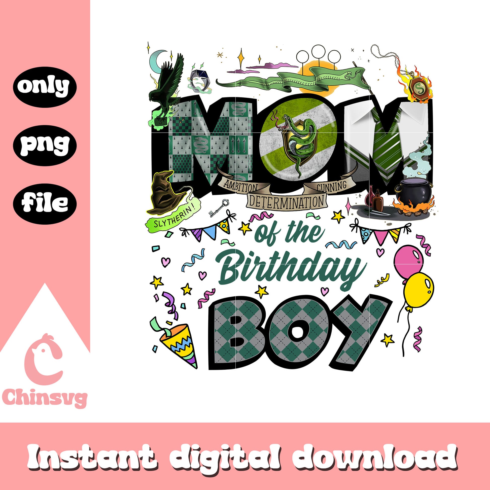 Mom of the birthday boy png, harry potter png, Slytherin png