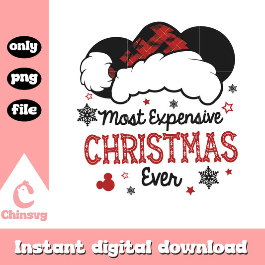 Most expensive christmas ever png, mickey ears christmas​ png