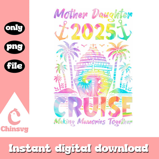 Mother daughter making memories together png, cruise trip png