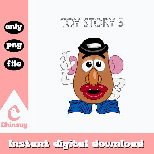 Mr Potato Head Toy Story 5 PNG, Disney Pixar PNG, Toy Story PNG