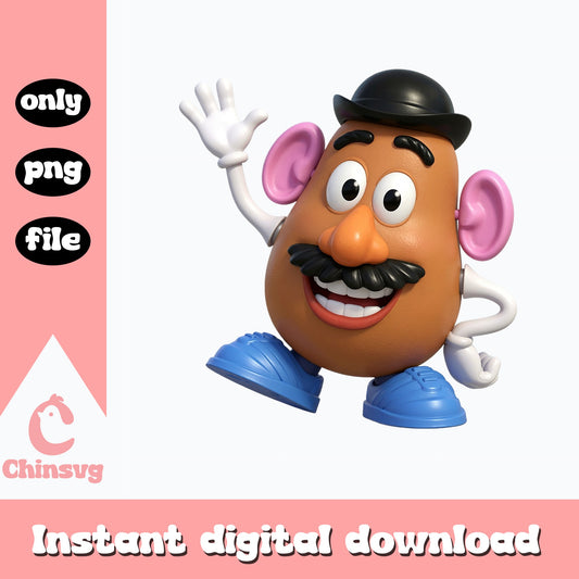 Mr Potato Head Toy Story PNG, Disney Pixar Clipart, PNG