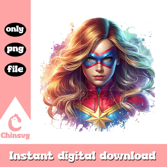 Ms.marvel superhero design png, the marvels png