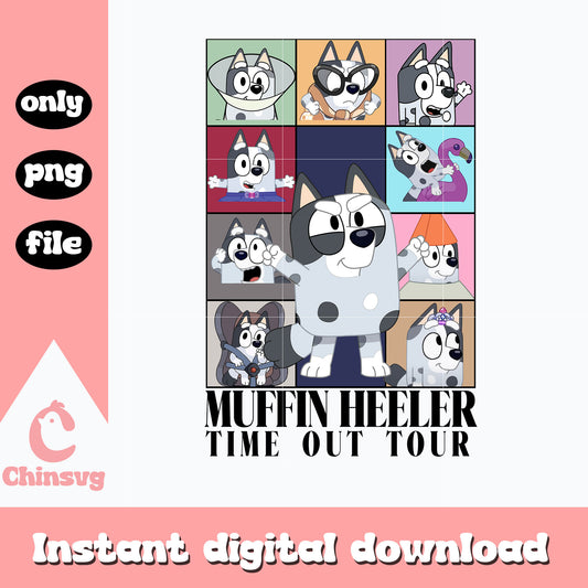 Muffin heeler time our tour png, muffin png, cartoon png