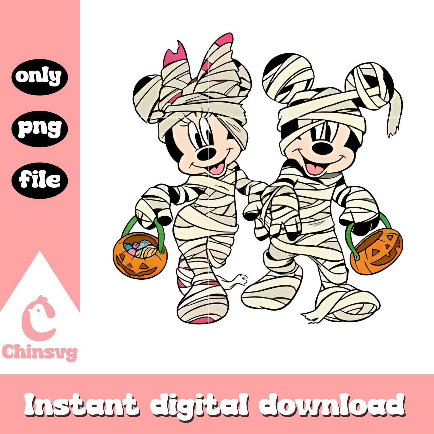 Mummy minnie and mickey costumes png, disney cruise png