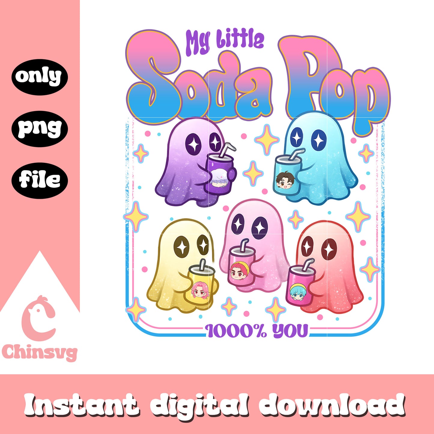 My little soda pop 1000% you png, saja boys soda pop png