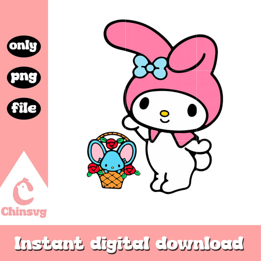 My melody and cute rat png, my melody sanrio png, sanrio characters png