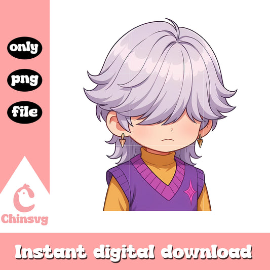 Mystery character kpop design png, mystery huntrix png