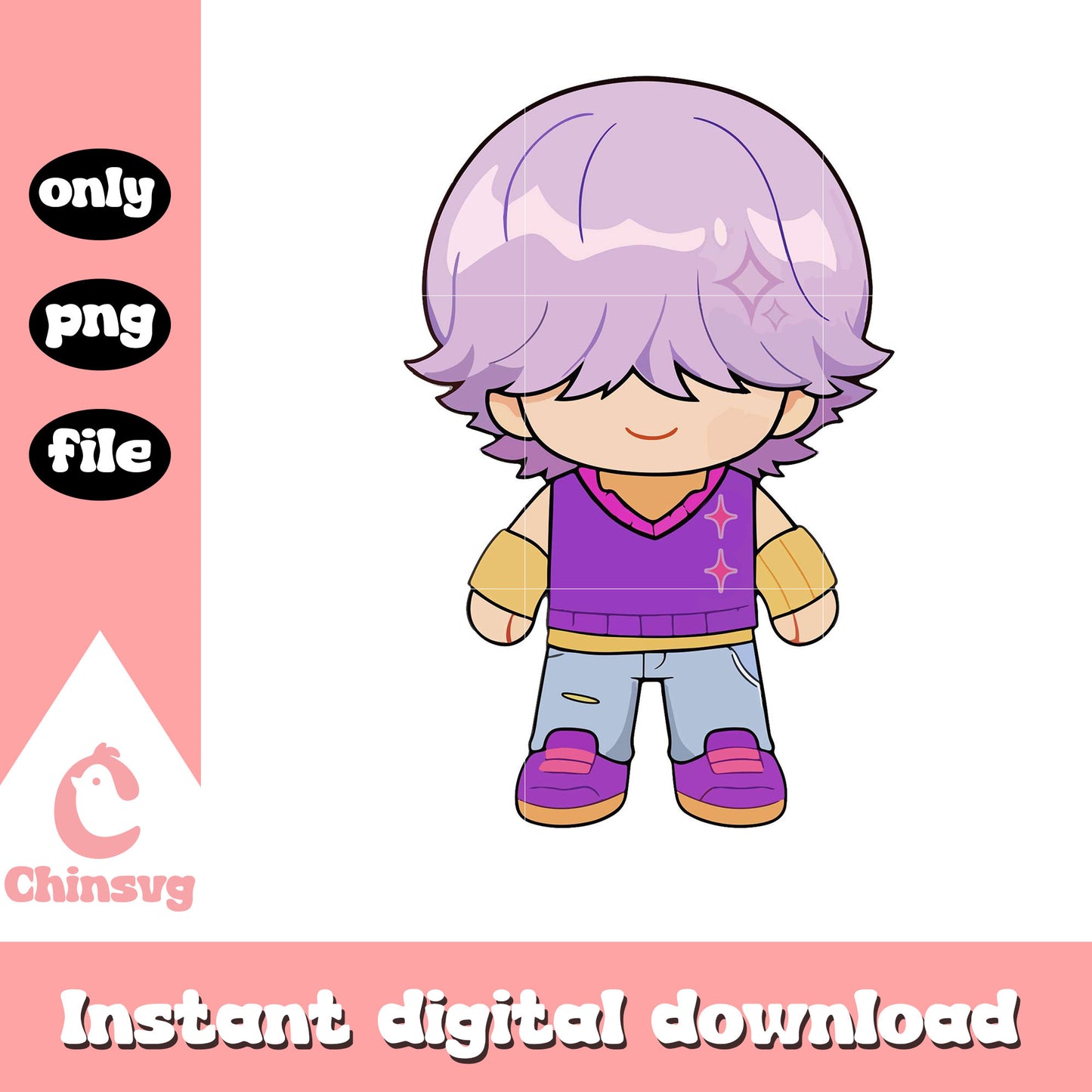 Mystery doll saja boys member design png, saja boys mystery png