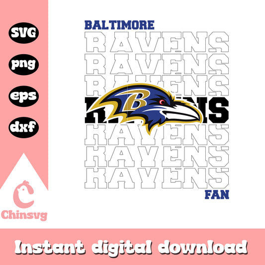 NFL baltimore ravens logo design svg, nfl news svg