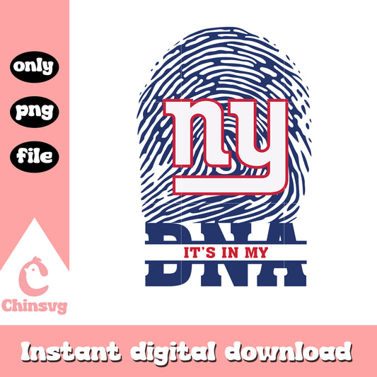 NY it's in my DNA design svg, sport games svg, nfl svg