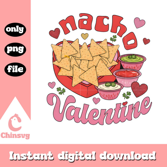 Nacho love pink valentine png, valentines day love​​ png