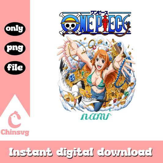 Nami one piece character png, one piece cast png, anime png