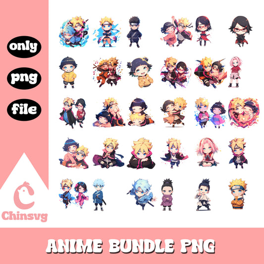 Naruto movie characters bundle png