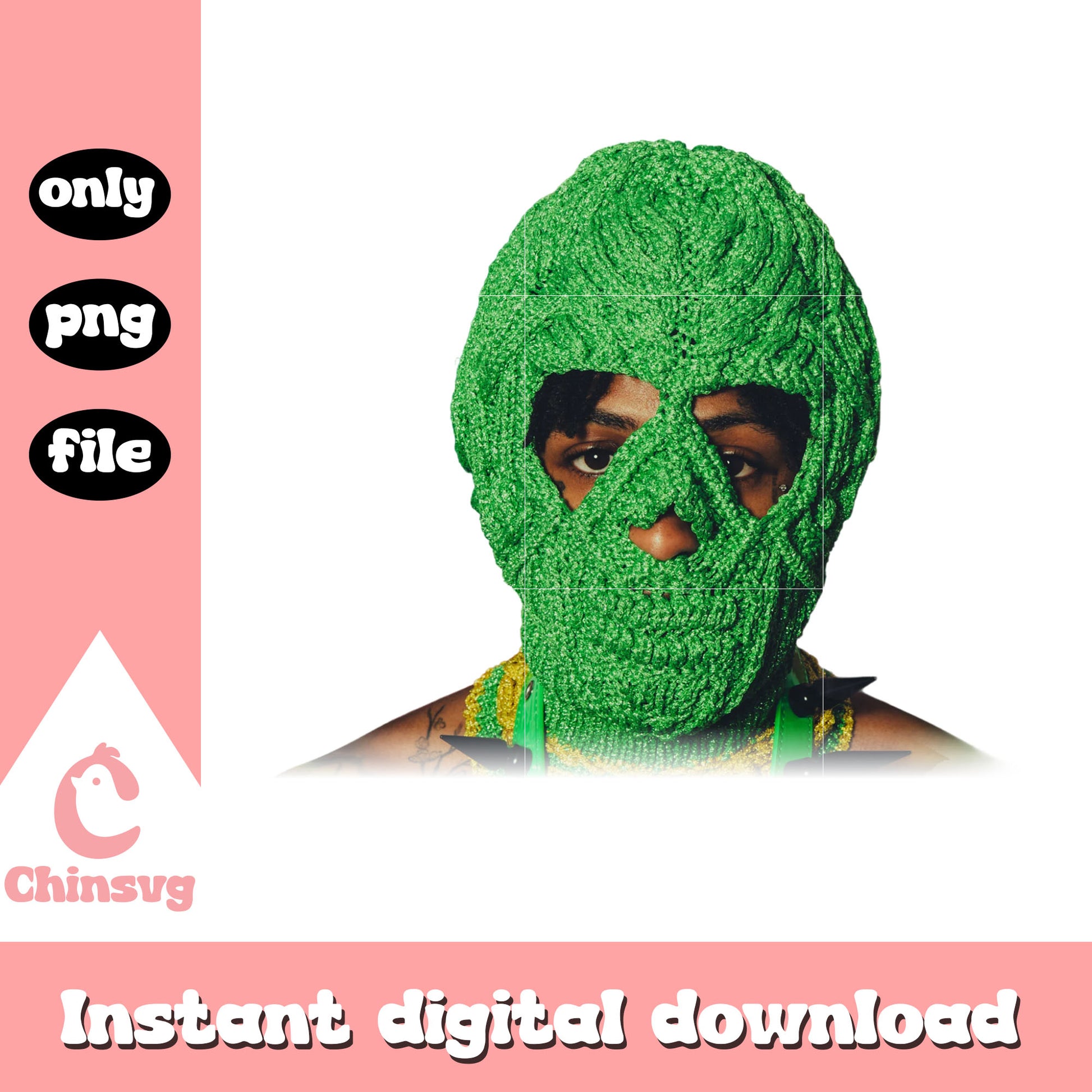 Nba youngboy mask png, youngboy nba​ png, youngboy face png