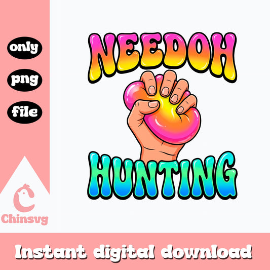 Needoh Hunting PNG, Stress Ball Toy PNG, Kids Fidget PNG