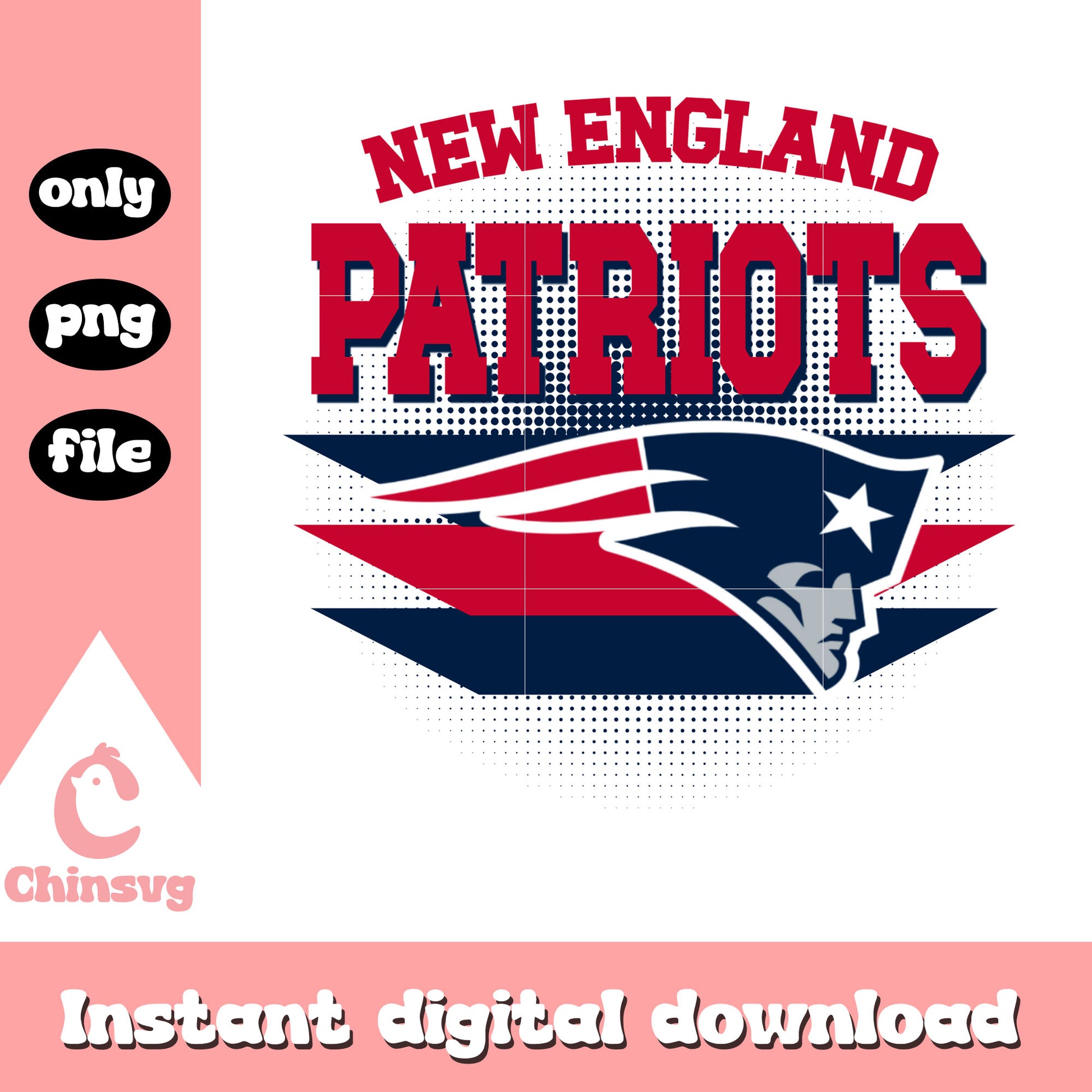 New England Patriots logo design png, football nfl png