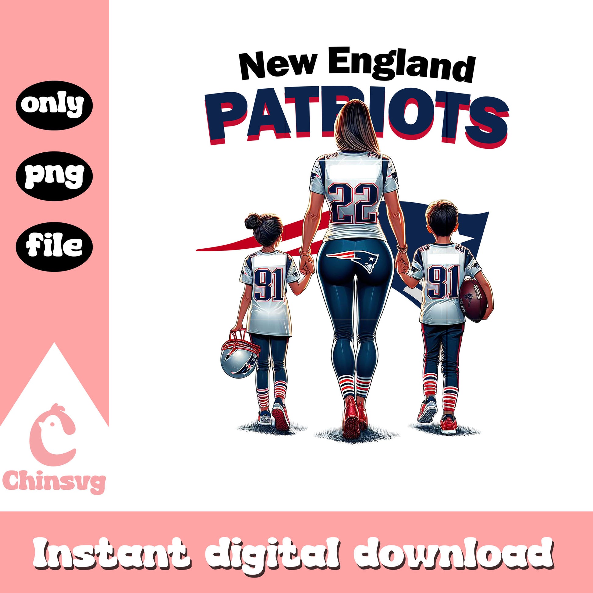 New England Patriots nfl mom png, nfl clothing png