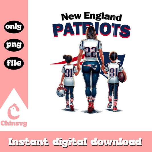 New England Patriots nfl mom png, nfl clothing png