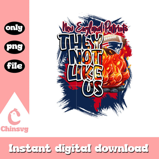 New England Patriots they not like us png, nfl Patriots png
