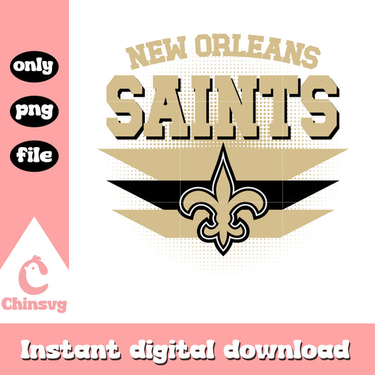New Orleans Saints logo design png, football teams png