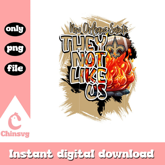 New Orleans Saints they not like us png, nfl team png