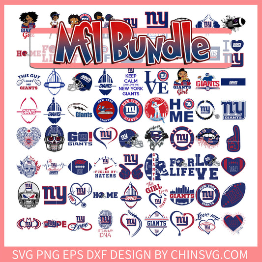 New York Giants football team bundle svg, nfl playoff bracket svg
