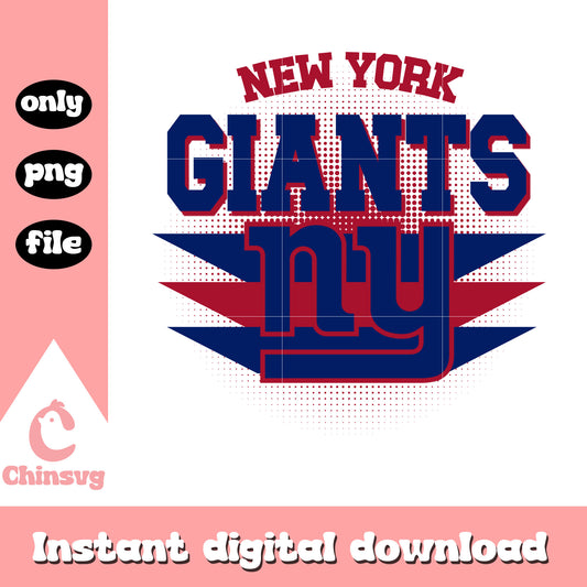 New York Giants logo design png, nfl New York Giants png