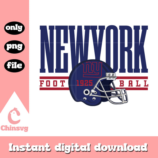 New York football helmet design svg, rugby helmet svg