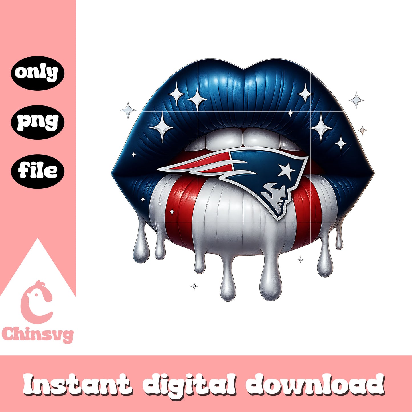 New england patriots lips nfl png, new england patriots png
