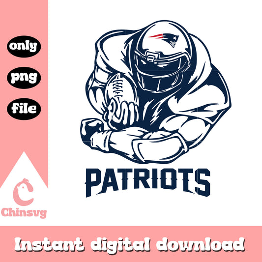 New england patriots nfl football sticker svg, new england patriots team svg
